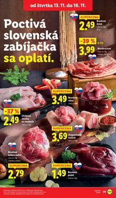 Náhľad Lidl letáku platného od 10.11.2025 | Strana: 71