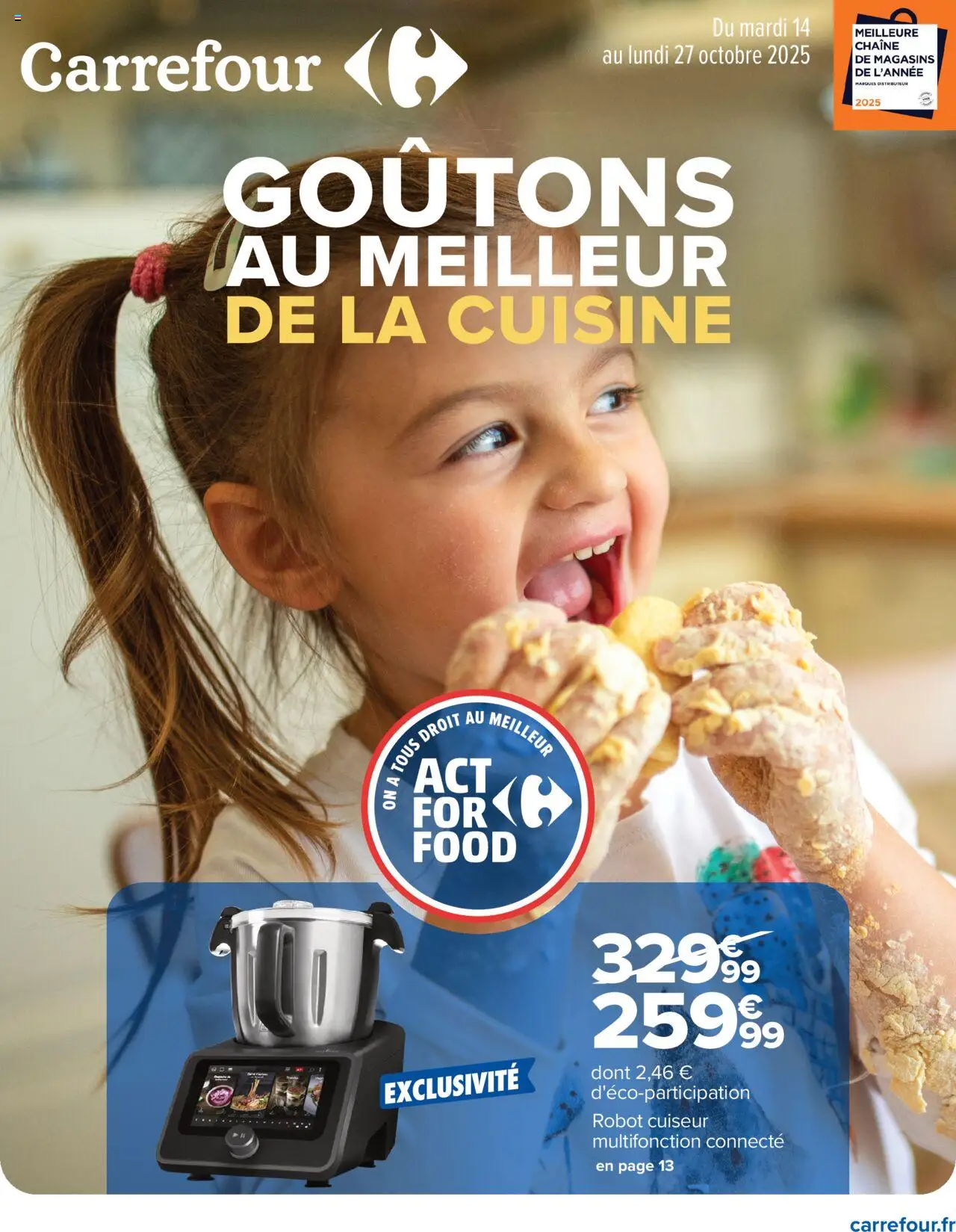 Goûtons au meilleur de la cuisine de la boutique Carrefour valable du 14/10/2025 - Page numéro 1