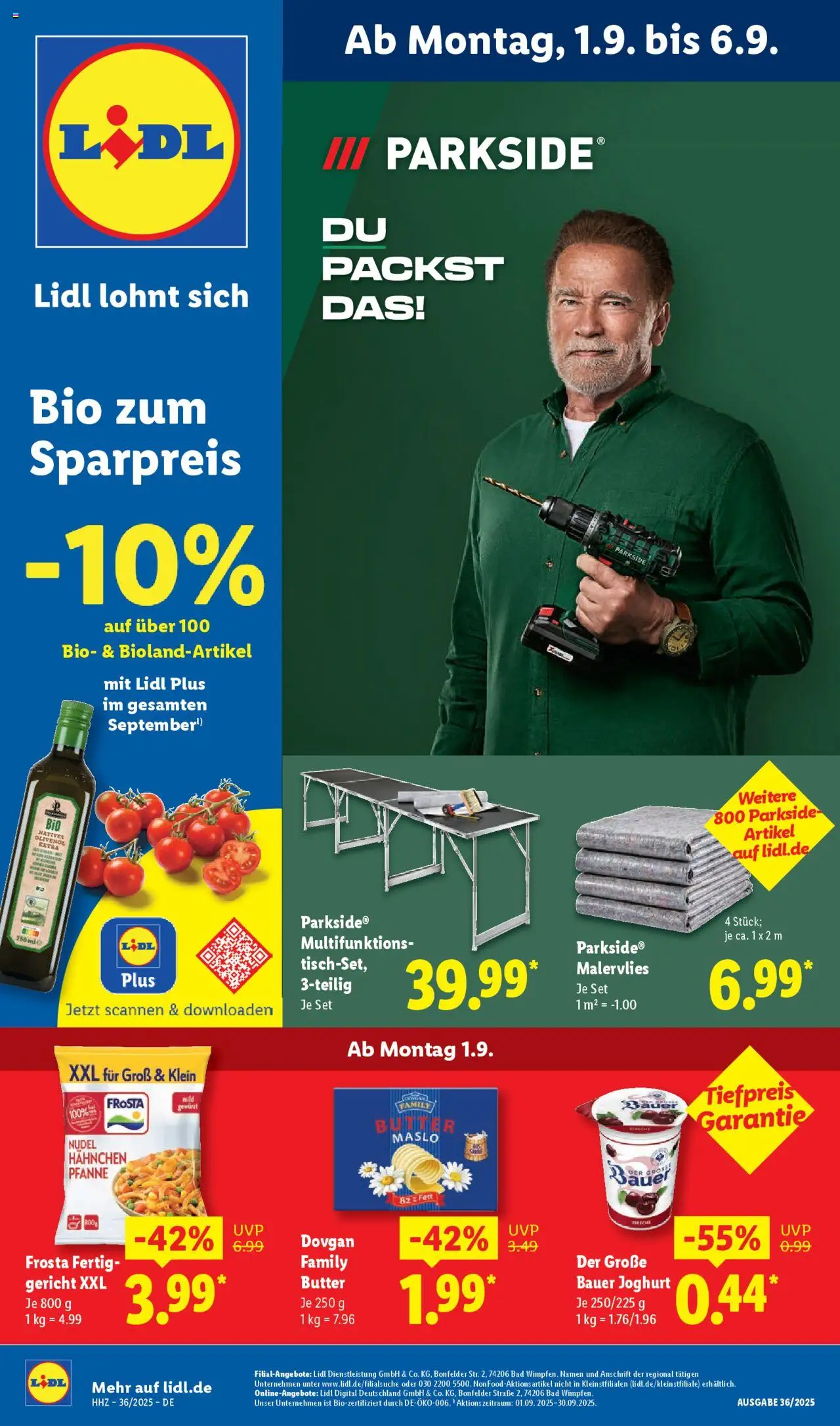 LIDL Prospekt ab Montag 01.09.2025 > Prospekt Aarbergen