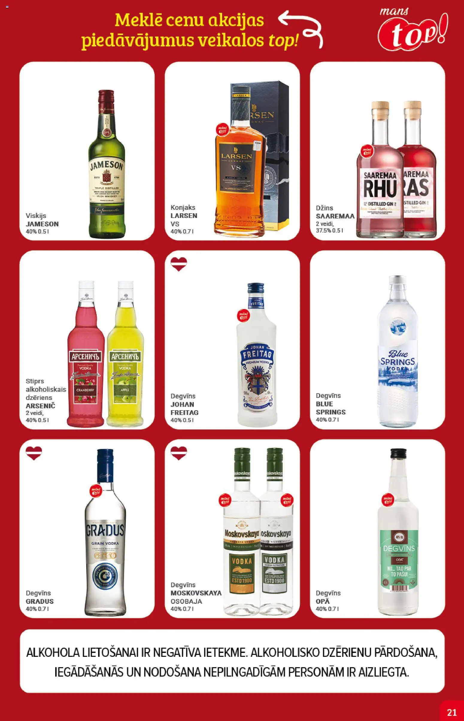 Skatīt Top! akciju bukletu, derīgs no 2026.01.07