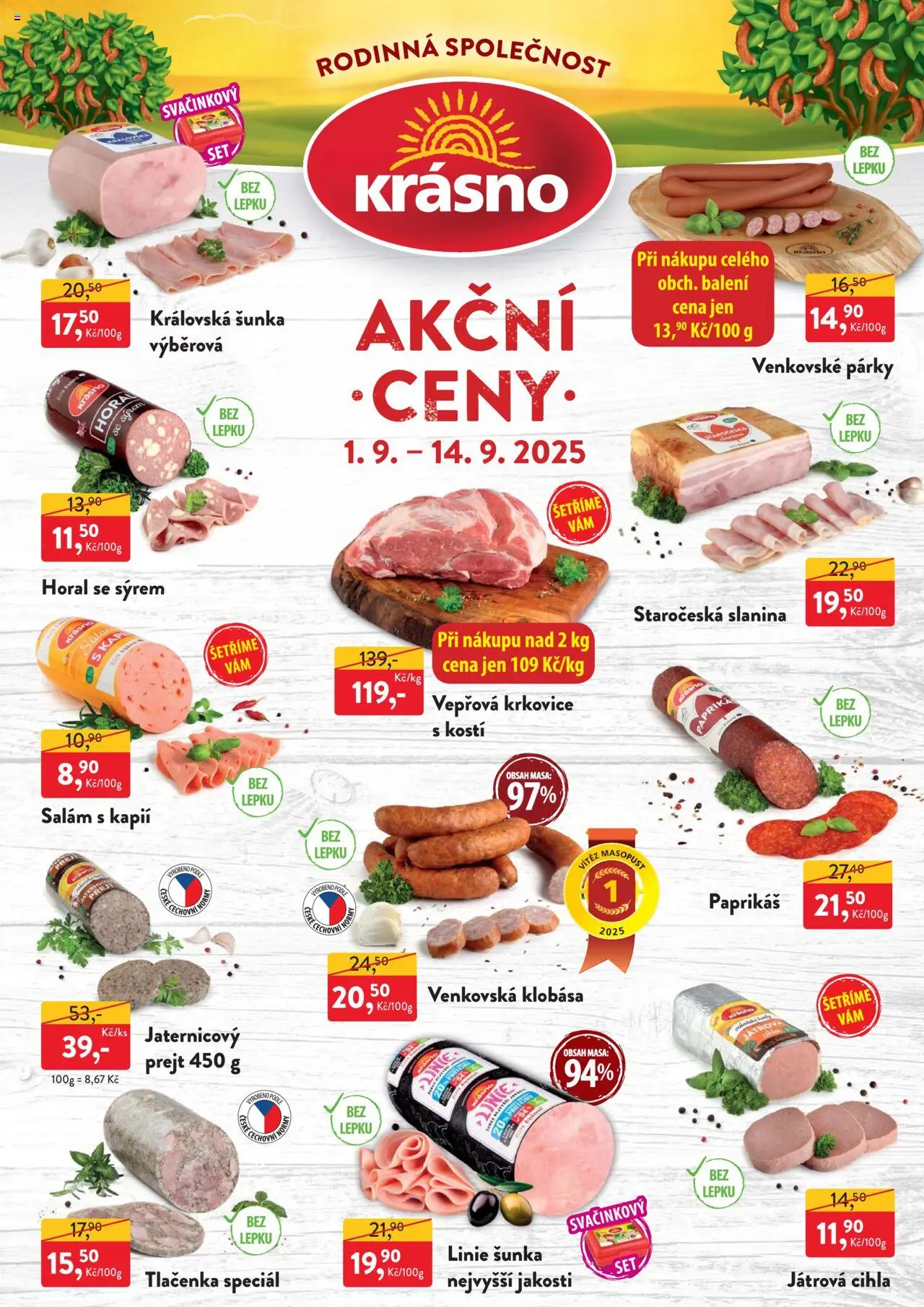  MP Krásno leták (01.09.2025) - Akce, Aktuální nabídka