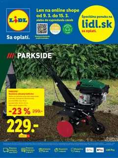 Náhľad Lidl letáku platného od 09.03.2026