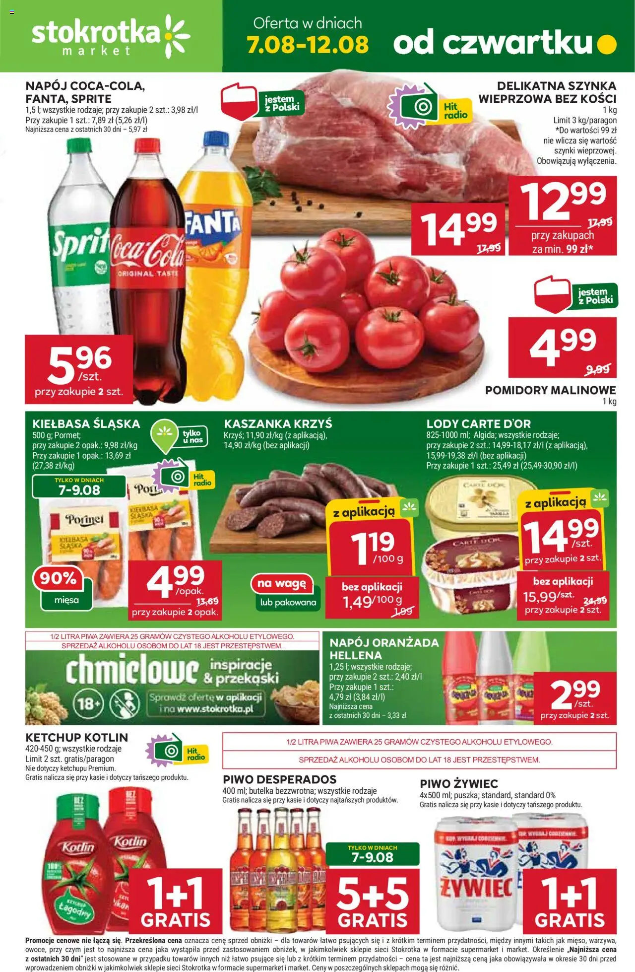 Stokrotka gazetka od czwartku 07.08.2025 >> "Market" - Numer strony 1