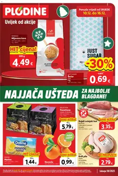 Pregled letka Katalog trgovine Plodine vrijedi od 10.12.2025