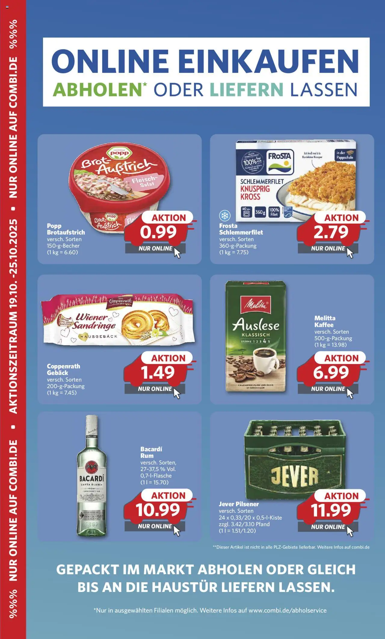 Combi Online Einkaufen (vom 19.10.2025 - 25.10.2025)