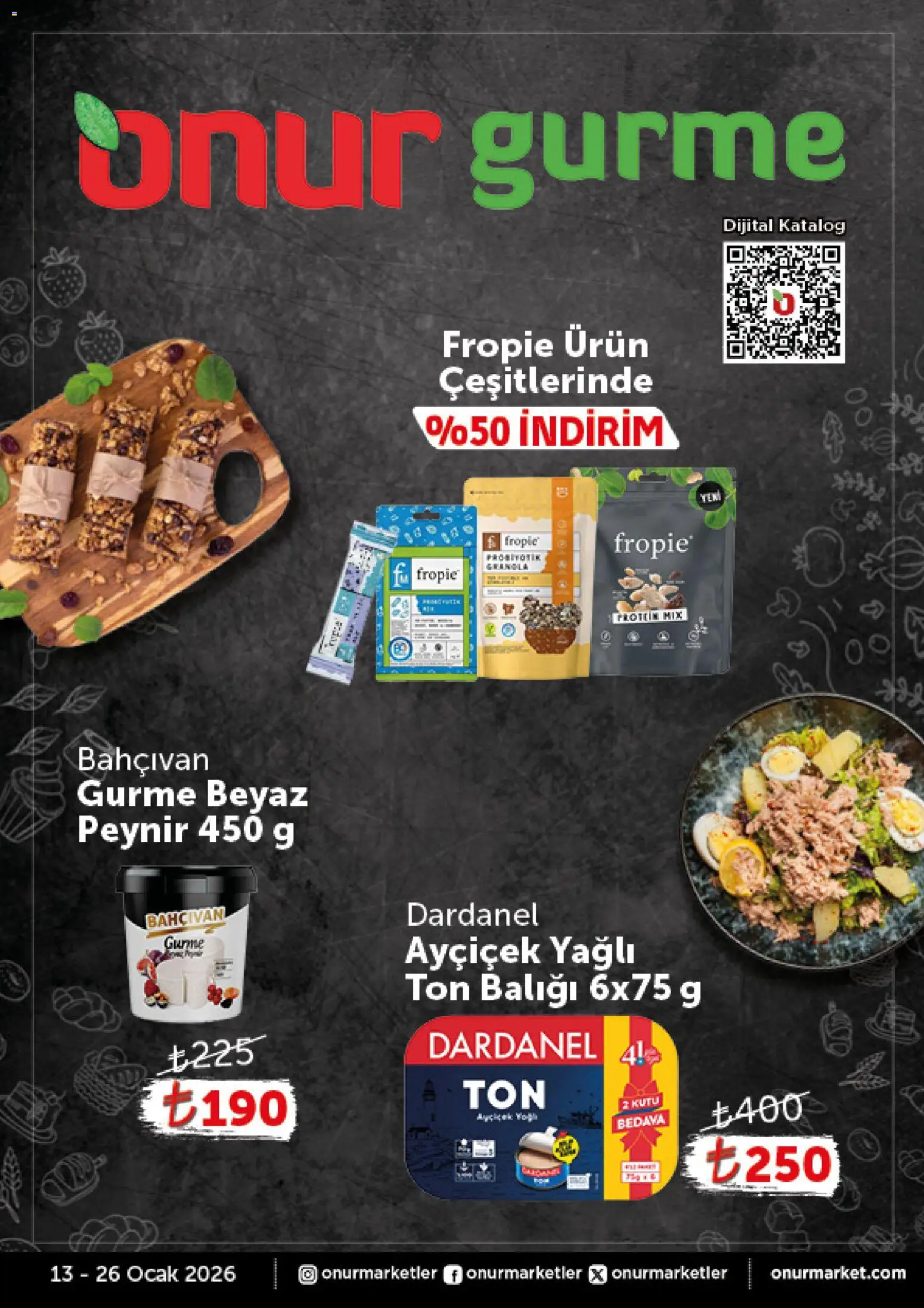 Onur Market Katalog - Gurme 13.01.2026 - Broşürünün önizlemesi