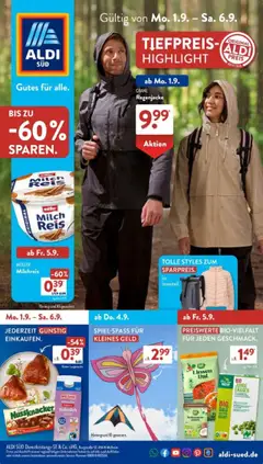 Vorschau von dem Prospekt des Geschäftes Aldi Süd, gültig ab dem 01.09.2025