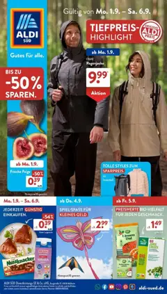 Vorschau von dem Prospekt des Geschäftes Aldi Süd, gültig ab dem 01.09.2025