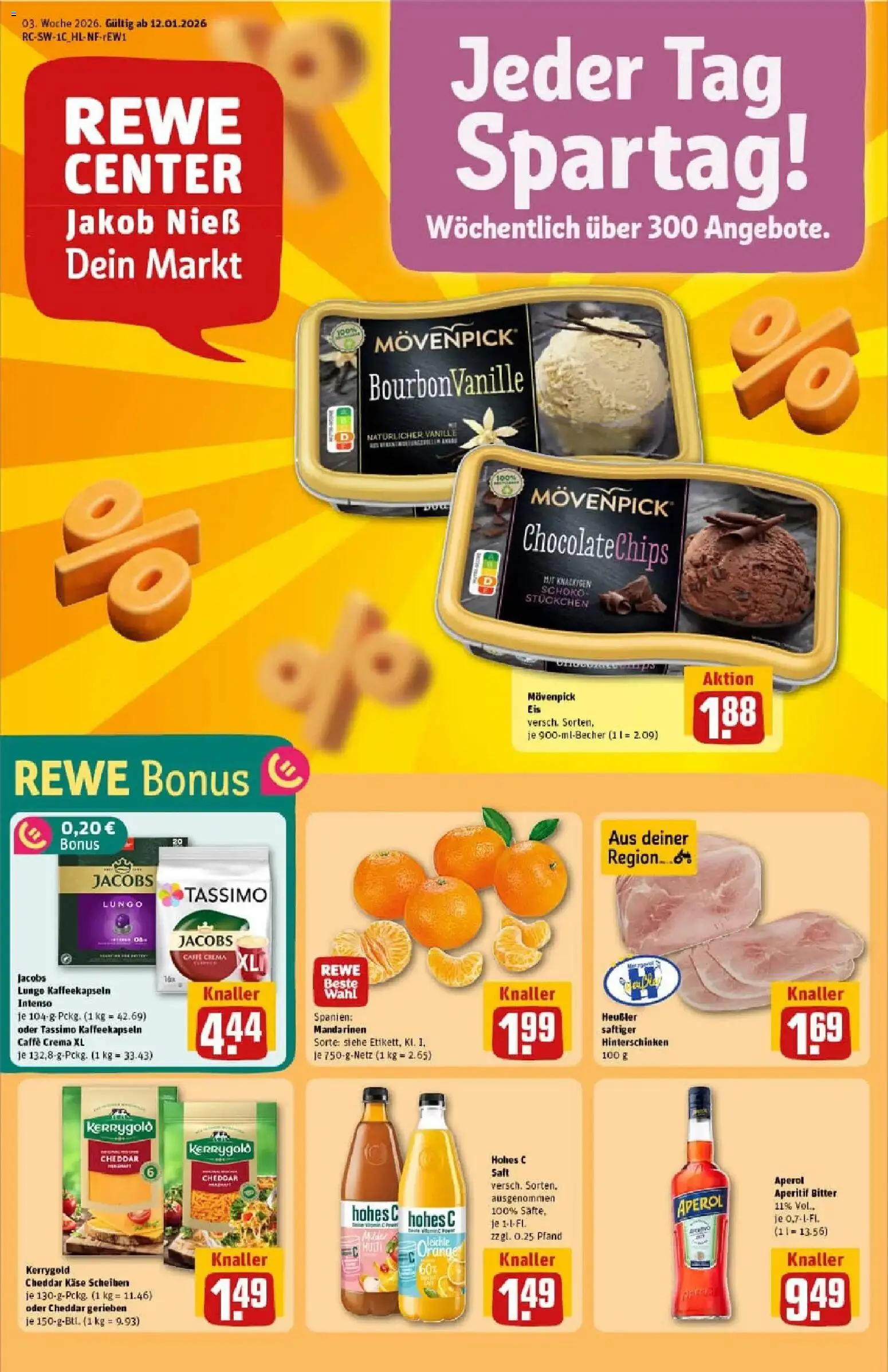Vorschau von dem Prospekt des Geschäftes Rewe, gültig ab dem 11.01.2026