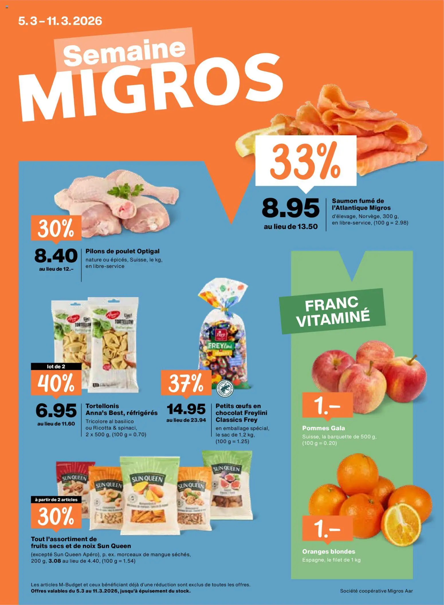 Vorschau des Merkblatts Migros aktionen FR vom Shop Migros gültig von 03.03.2026 bis 09.03.2026