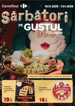 Previzualizarea de cataloage: Carrefour Catalog - Festin de Crăciun valabil de la 19.11.2025