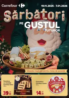 Previzualizarea de cataloage: Carrefour Catalog - Festin de Crăciun valabil de la 19.11.2025