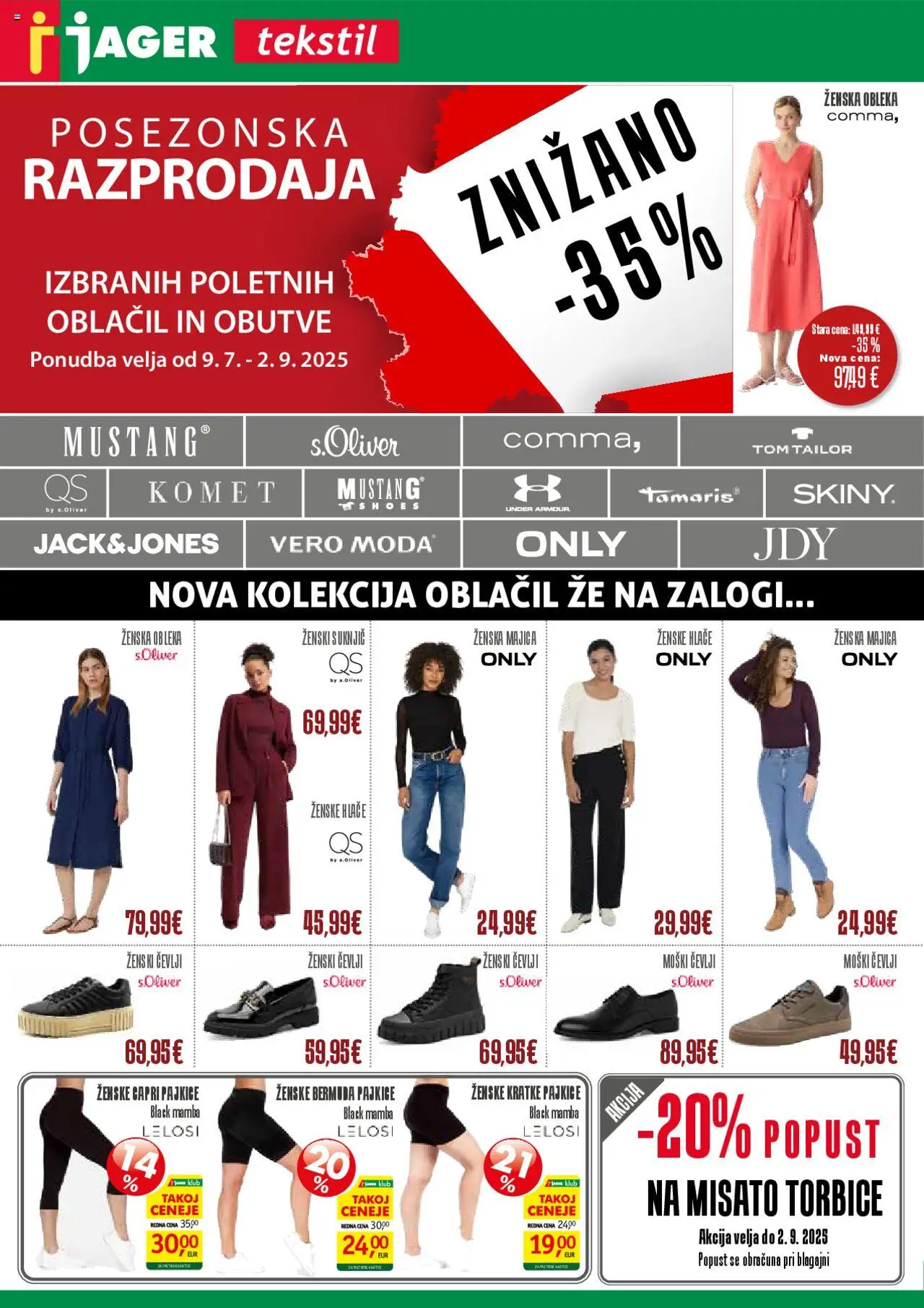 Jager Katalog tekstil od 06.08.2025 - aktualna ponudba - stran 1