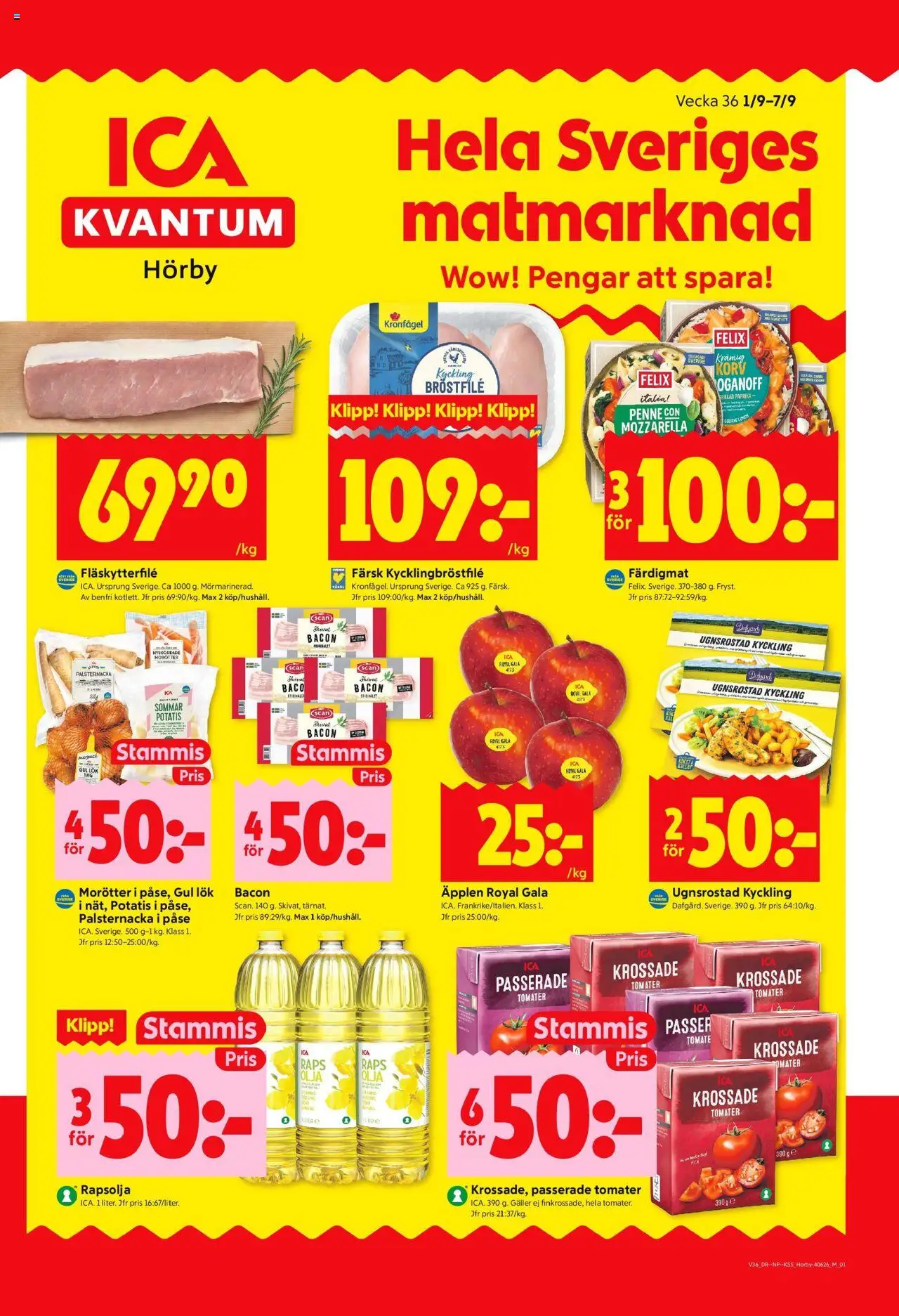 Hörby är giltig 01/09 2025 > Veckans Erbjudanden gäller från 01/09/2025 till 07/09/2025 sidnummer 1