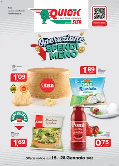 Anteprima dell'opuscolo Volantino Quick dal negozio SISA valido da 15/01/2026