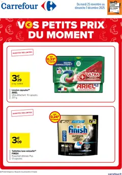 Prévisualisation de Vos petits prix du moment du magasin Carrefour formulaire valide 25/11/2025