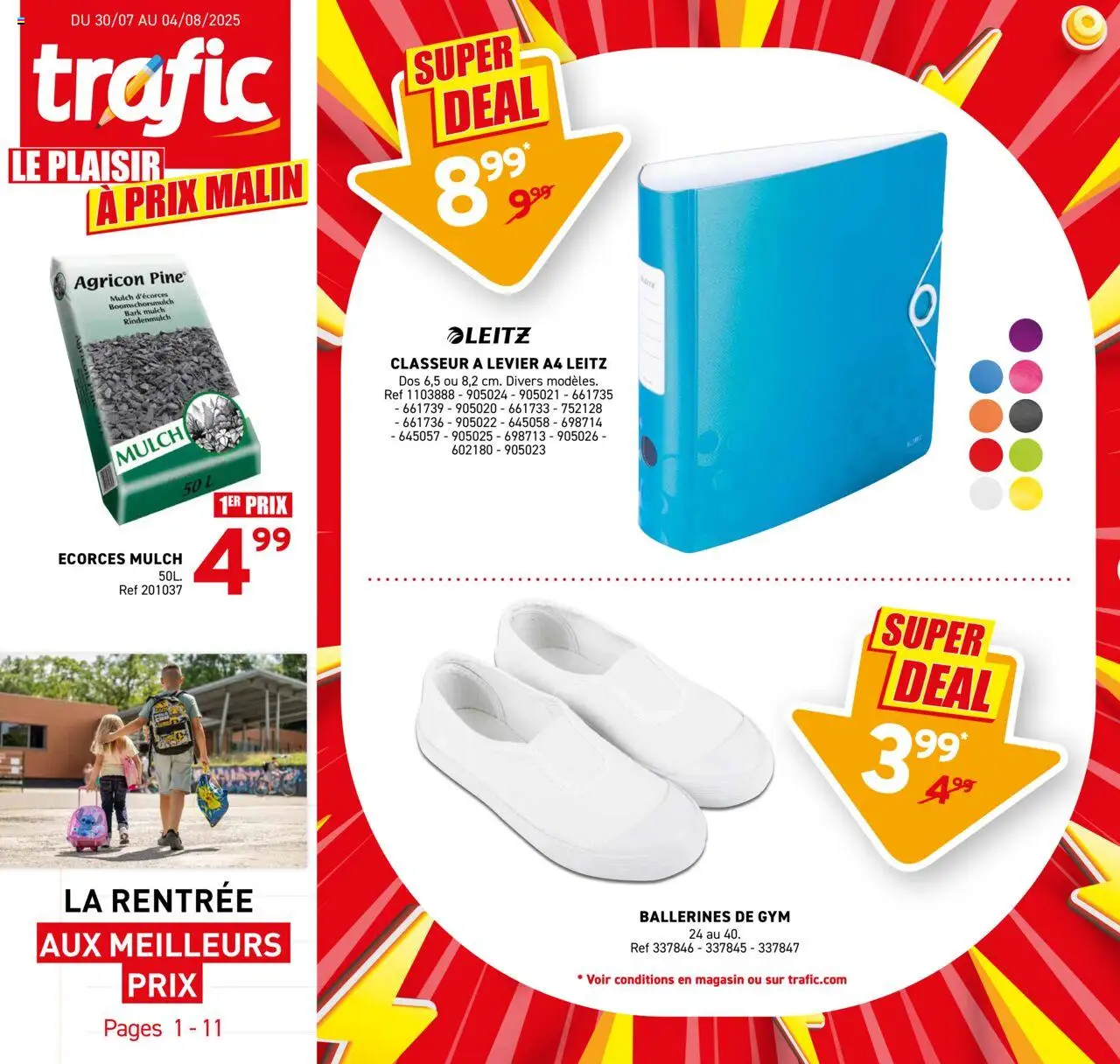 Trafic shop Publicité geldig vanaf 30/07/2025 - Paginanummer 1