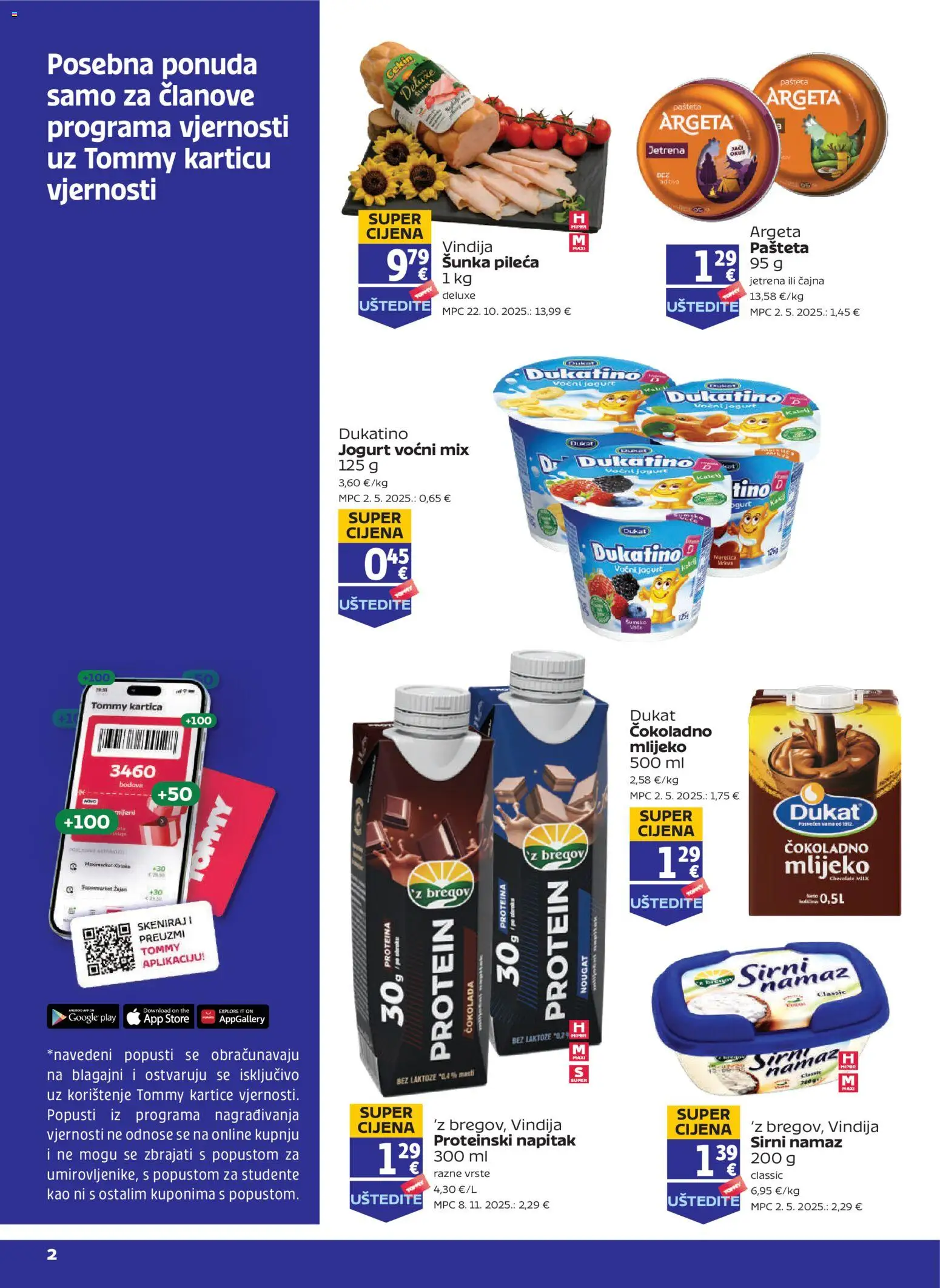 Pregled letka Tommy Pogodnosti za Tommy vjerne članove trgovine Tommy vrijedi od 09.04.2026