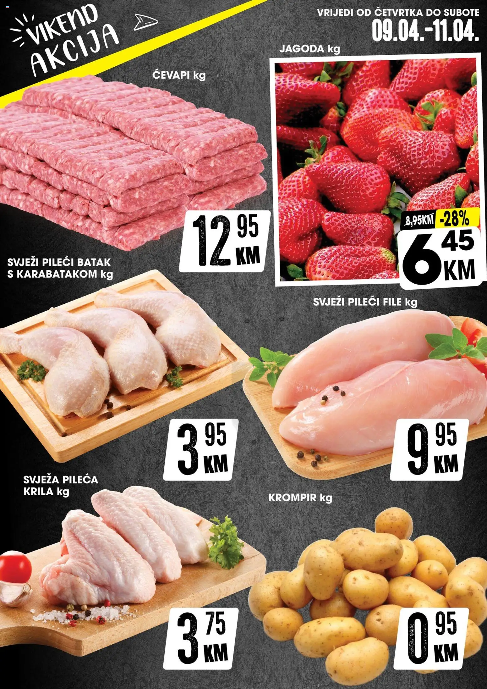 Pregled letka Prodex vikend akcija - Gorica trgovine Prodex vrijedi od 09.04.2026