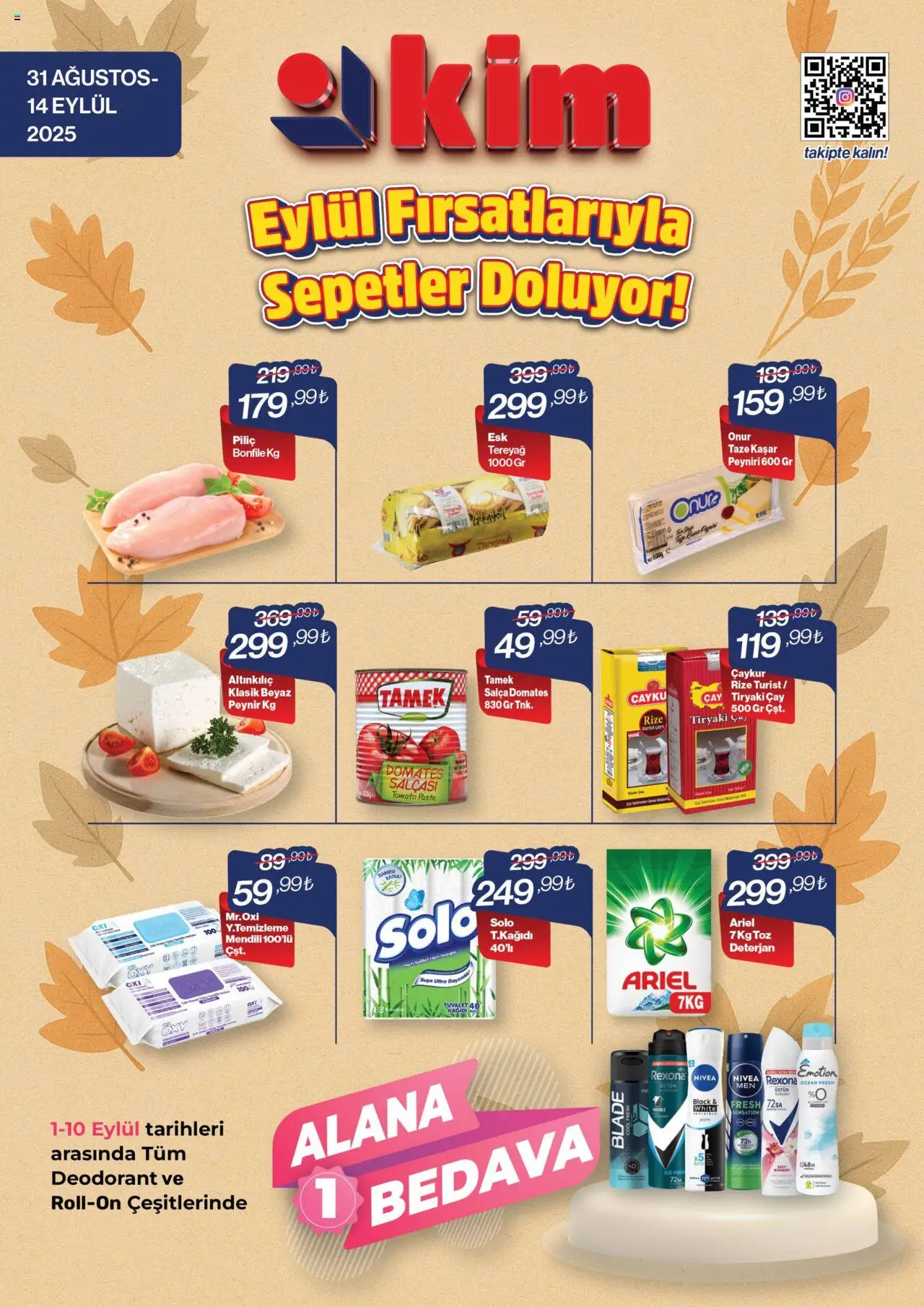 Kim Market Katalog - Marmara Insert (31 Ağustos 2025) > Broşür, Indirim - Sayfa numarası 1