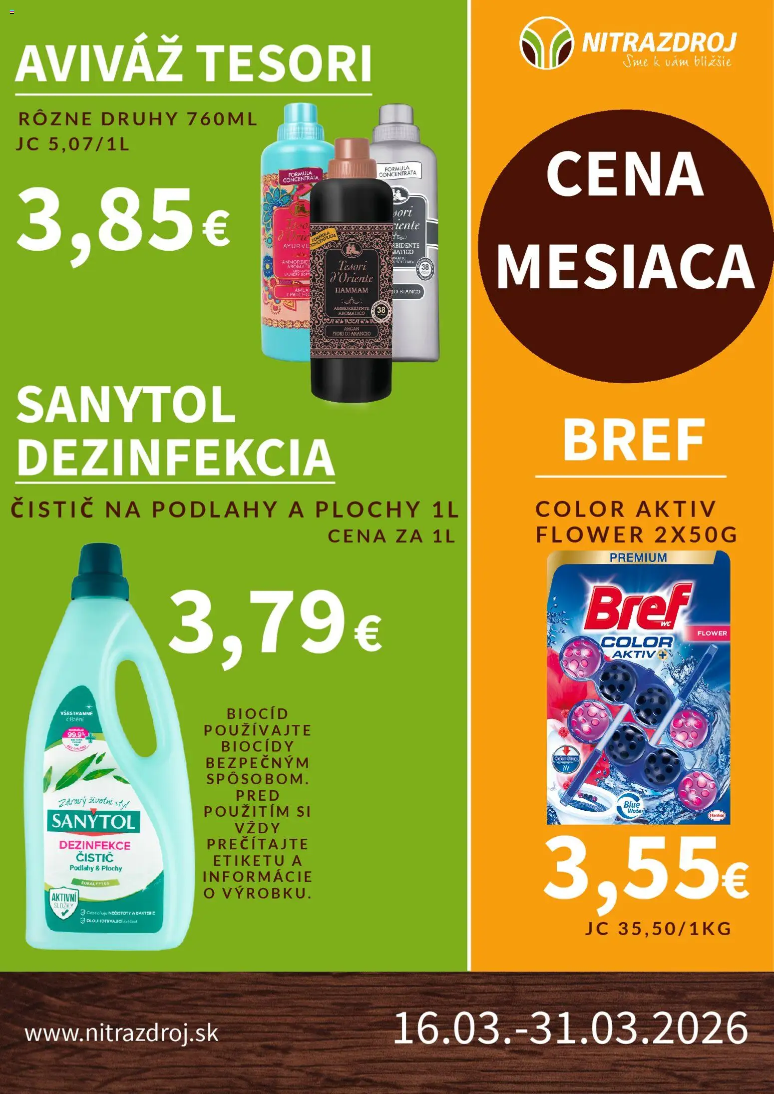 Náhľad Nitrazdroj letáku platného od 16.03.2026