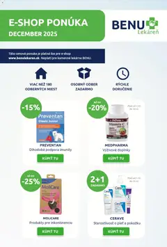 Náhľad BENU Lekáreň letáku platného od 01.12.2025