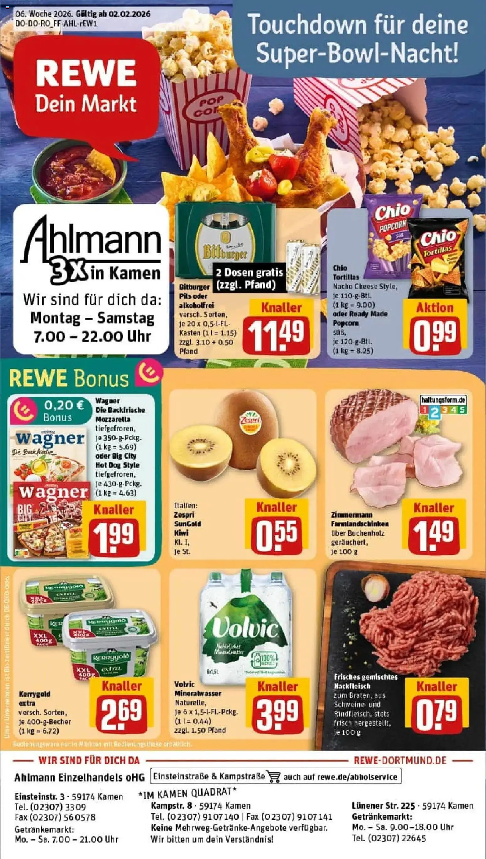 Vorschau von dem Prospekt des Geschäftes Rewe, gültig ab dem 02.02.2026