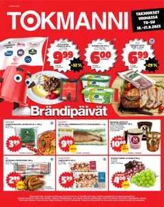 Kaupan Tokmanni Ruokatarjoukset esikatselu, voimassa 18/09/2025