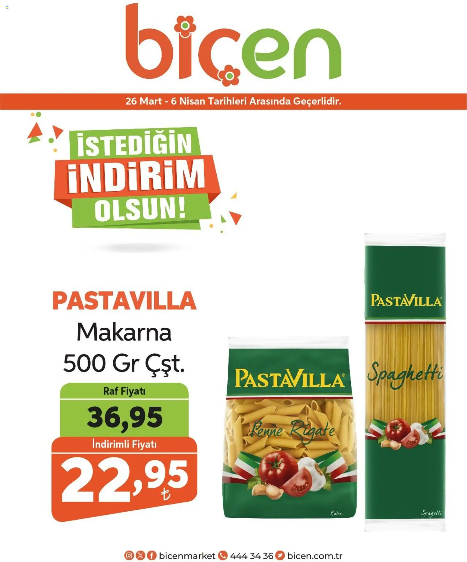 Biçen Market Biçen Market Katalog 26.03.2026 - Broşürünün önizlemesi