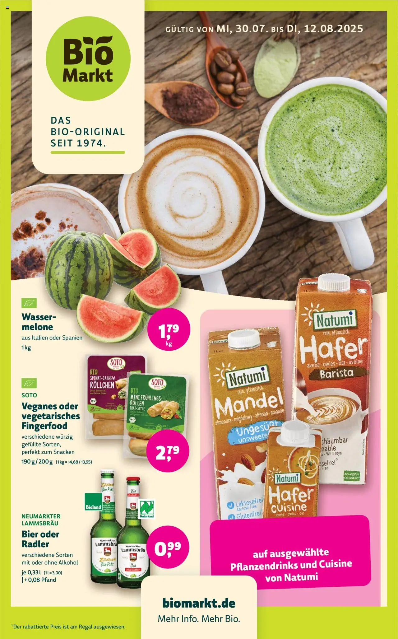 BioMarkt Prospekt (vom 30.07.2025 - 12.08.2025)