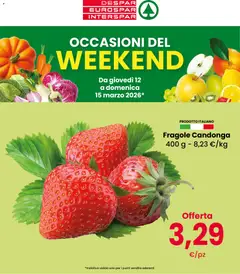 Anteprima dell'opuscolo Interspar volantino Weekend dal negozio Interspar valido da 12/03/2026
