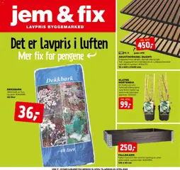 Forhåndsvis Jem & Fix kundeavis fra butikk Jem & Fix gyldig fra 19/04/2026