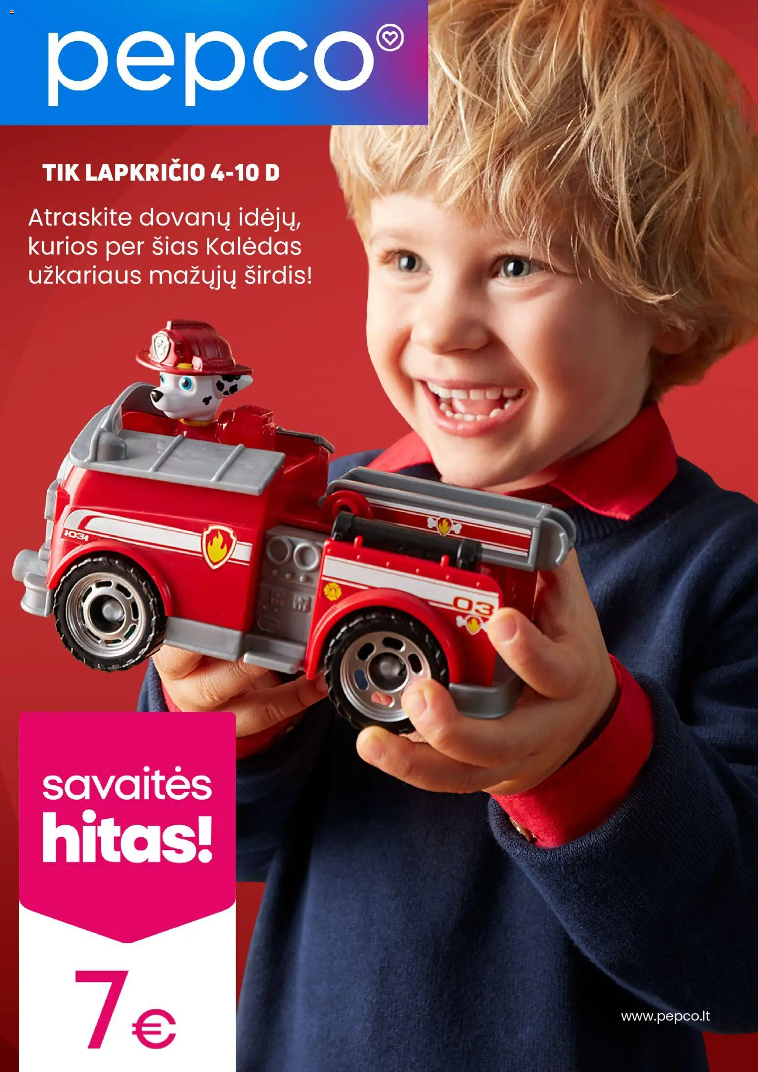 Pepco parduotuvės leidinio Leidinys galiojančio nuo 2025.12.04 peržiūra