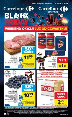 Pogląd gazetki "Black Friday" ze sklepu Carrefour ważnej od 27.11.2025