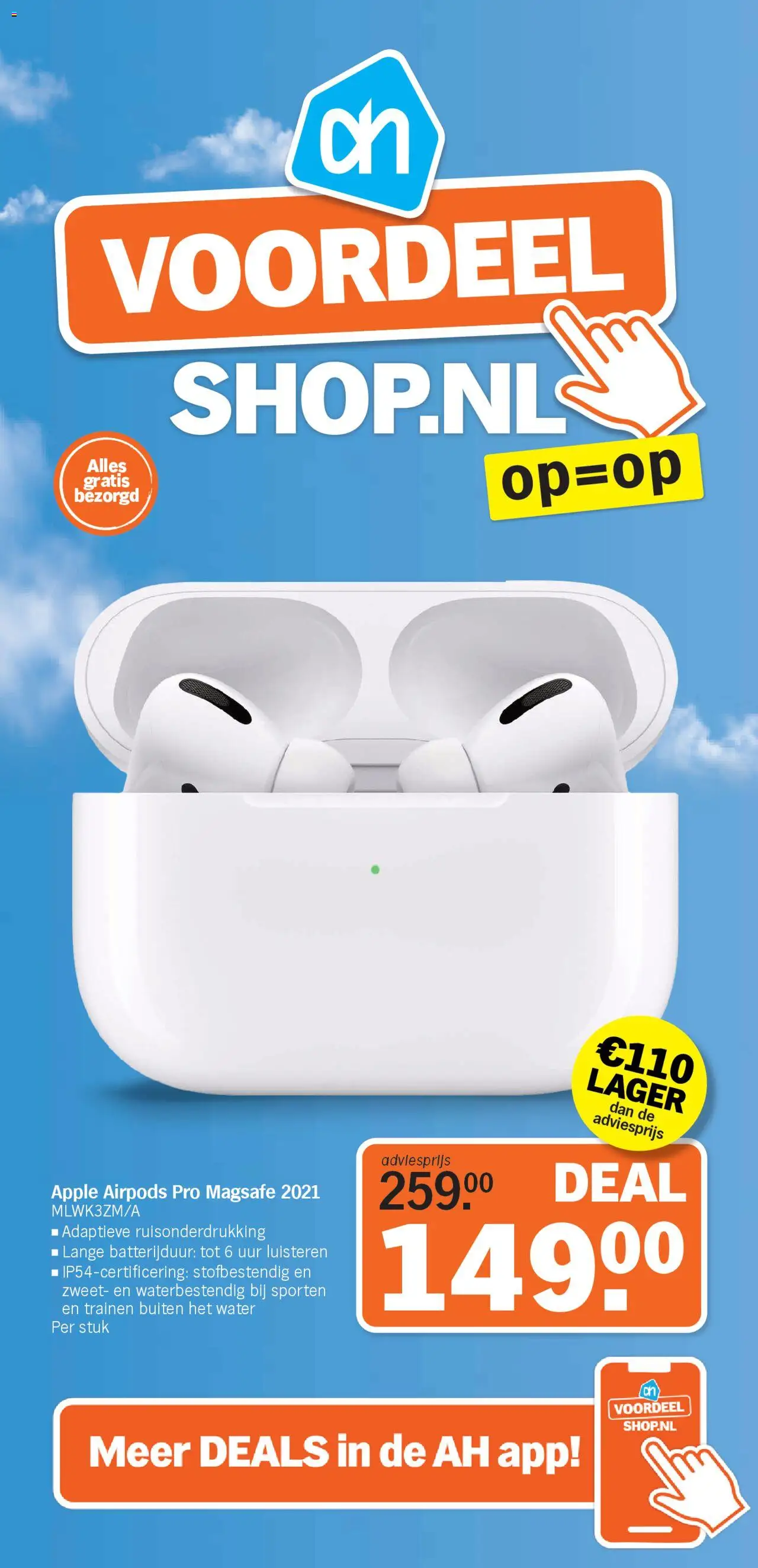 Albert Heijn shop Voordeelshop folder week 38 geldig vanaf 15-09-2025 - Paginanummer 1