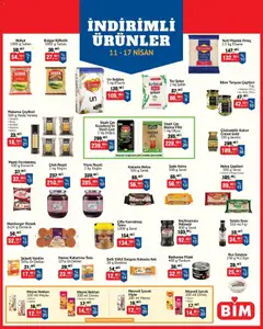 BİM BİM - İndirimli Ürünler 11.04.2026 - Broşürünün önizlemesi