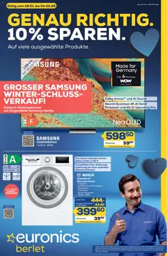 Vorschau von dem Prospekt des Geschäftes Euronics, gültig ab dem 29.01.2026