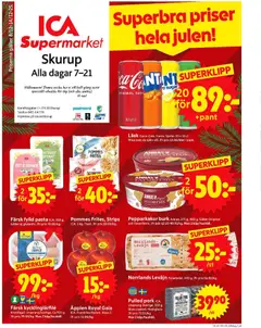 Förhandsgranska reklamblad Skurup från butik ICA Supermarket gäller från 08/12/2025