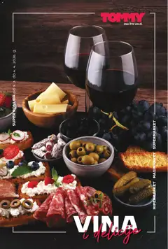 Pregled letka Tommy Super ponuda vina i delicija trgovine Tommy vrijedi od 09.03.2026