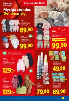 Förhandsgranska reklamblad Aktuella reklamblad Lidl från butik Lidl gäller från 15/12/2025 | Sida: 13
