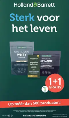 Voorbeeld van Holland & Barrett Folder / Publicité van winkel Holland & Barrett geldig vanaf 20/04/2026