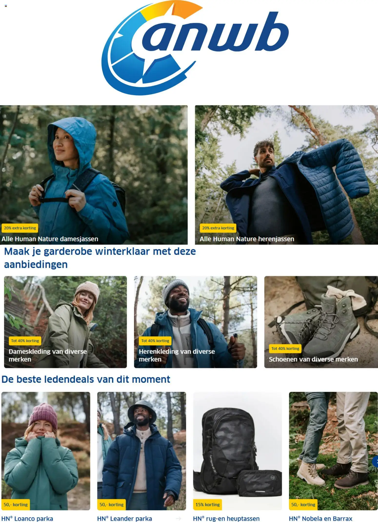 Voorbeeld van Black Friday van winkel ANWB geldig vanaf 17-11-2025