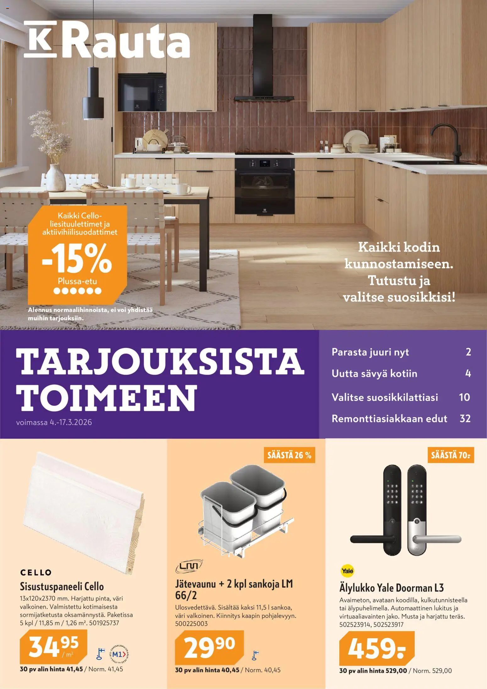 Kaupan K-Rauta K-Rauta tarjoukset esikatselu, voimassa 04/03/2026
