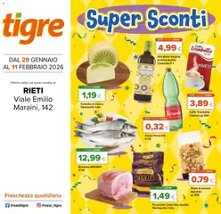 Anteprima dell'opuscolo Volantino Rieti dal negozio Tigre valido da 28/01/2026