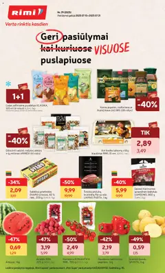 Rimi parduotuvės leidinio Leidinys galiojančio nuo 2025.07.15 peržiūra