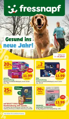 Vorschau der Angebote: Fressnapf Fressnapf Angebote 07.01. bis 10.01. gültig ab 06.01.2026