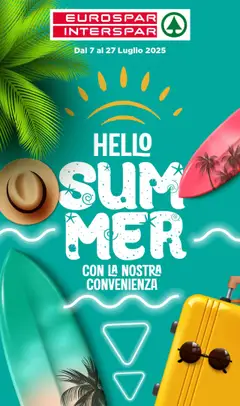 Anteprima dell'opuscolo Volantino Summer dal negozio Interspar valido da 21/07/2025