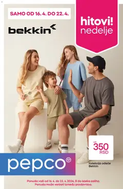 Pregled Pepco kataloga - važi od 16.04.2026