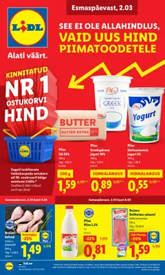 Lidl kliendilehe eelvaade alates 02.03.2026