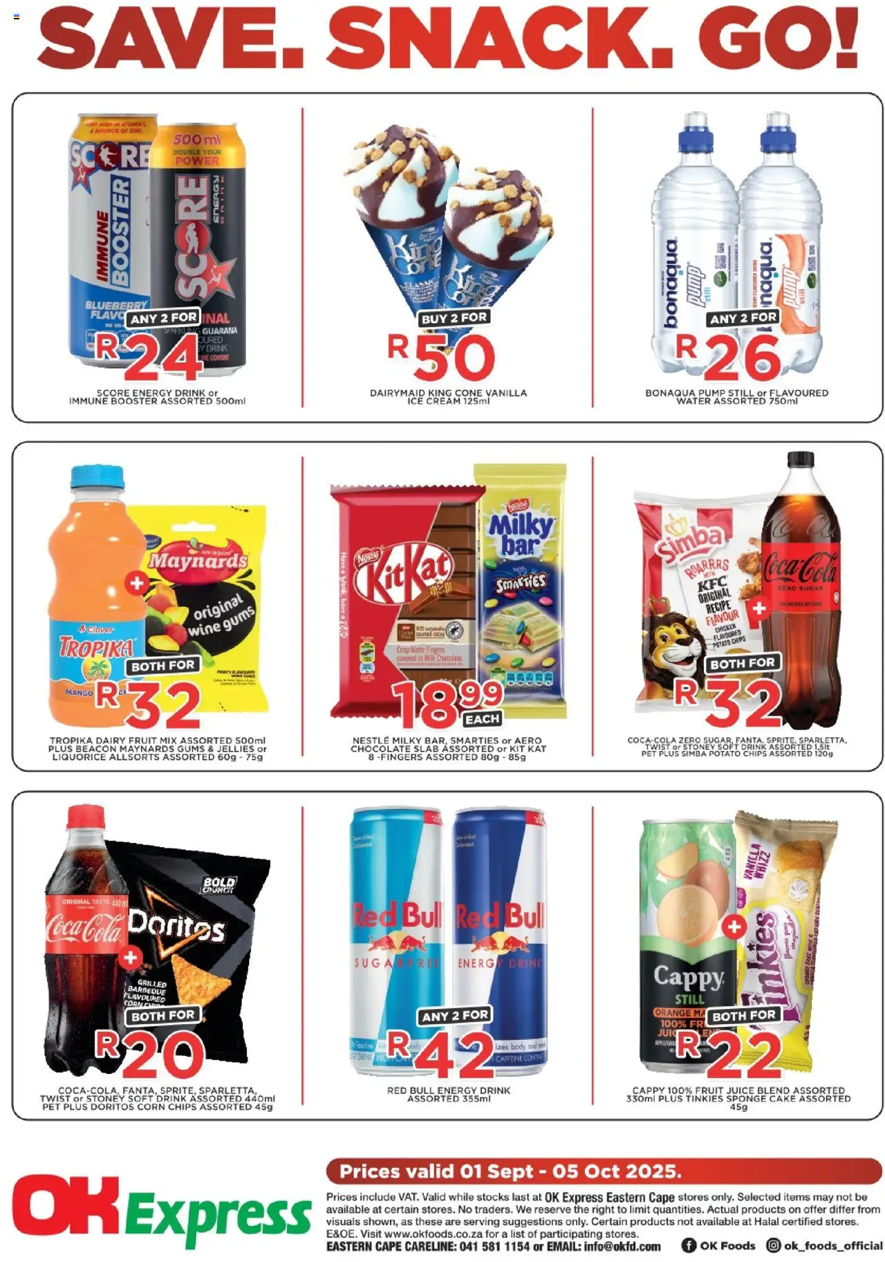 OK Foods Eastern Cape - OK Express from 01/09 - 05/10/2025 > Promotions